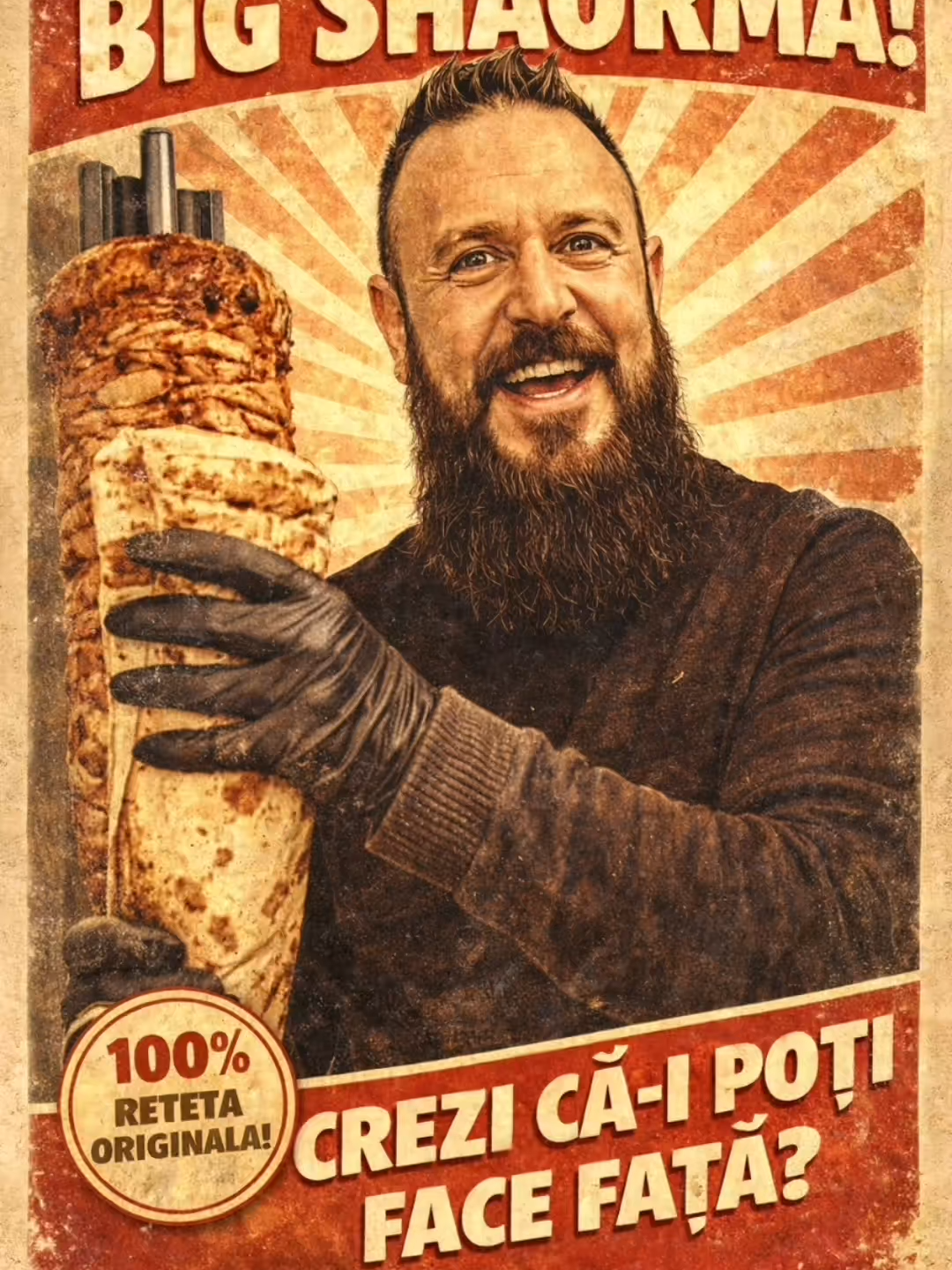 BIG SHAORMA - 1 Kg Crezi ca ii poti face fata? #bigshaorma #shaormadevita #shaormadepui #trendingromania #lahussein #shaorma #tiktokfood #fyp